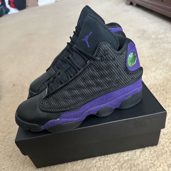 Air Jordan 13 retro gs 'court purple' Size 5 Youth - Picture 2 of 5